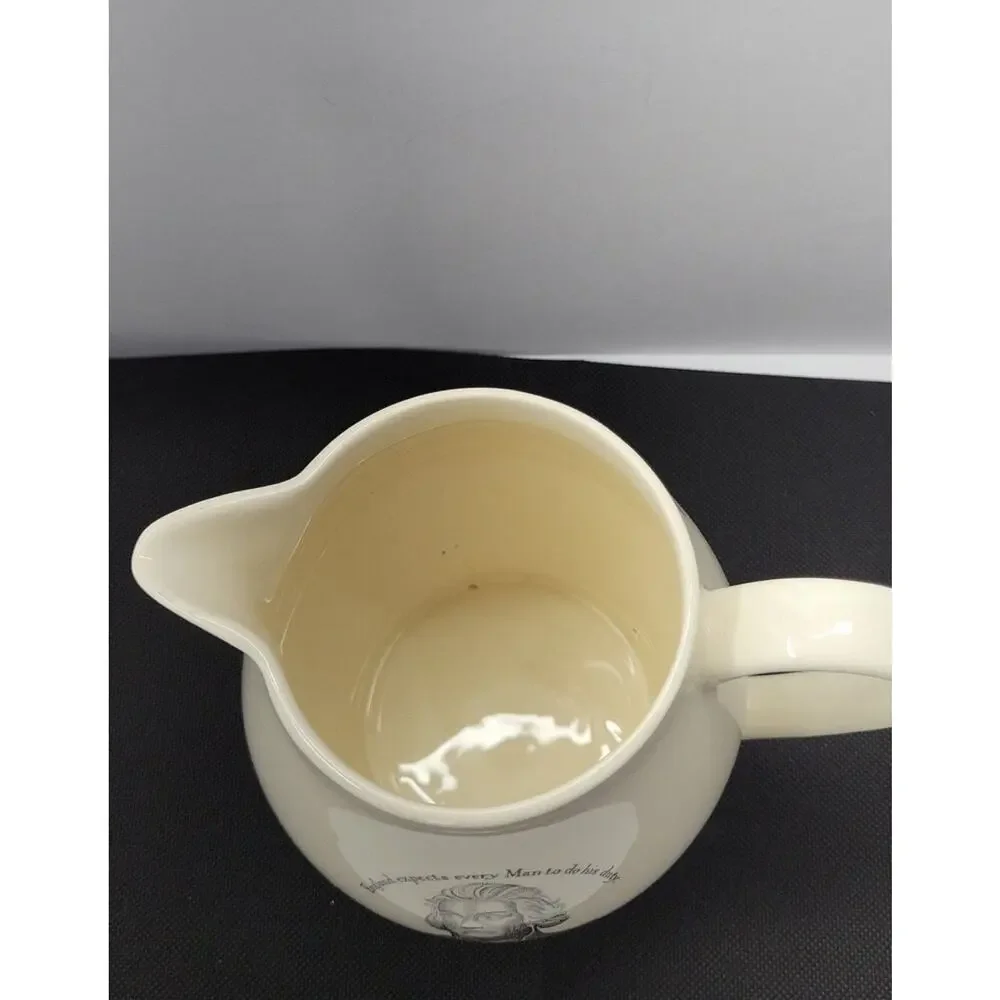 Vintage Wedgwood Lord Nelson Trafalgar Pitcher American Heritage Made England